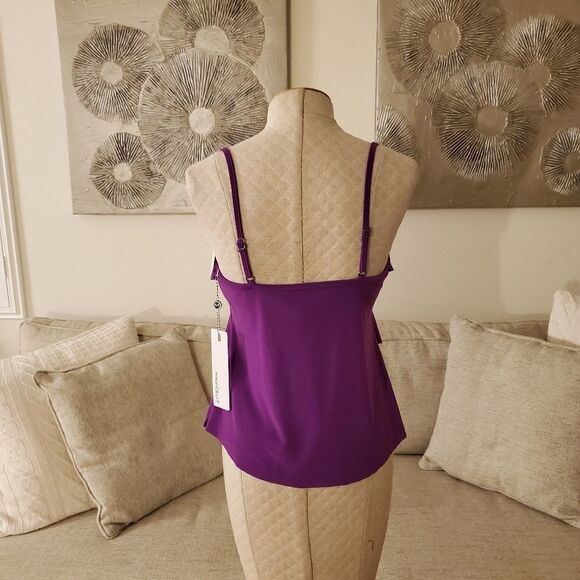 Magicsuit Rita Tiered Slimming Tankini Top sz 10 - Picture 7 of 13